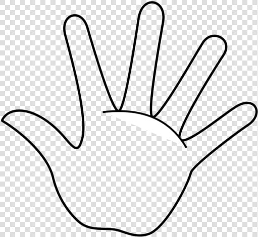 Free Clip Art Of Hand Clipart   Hand Clipart Black And White  HD Png DownloadTransparent PNG