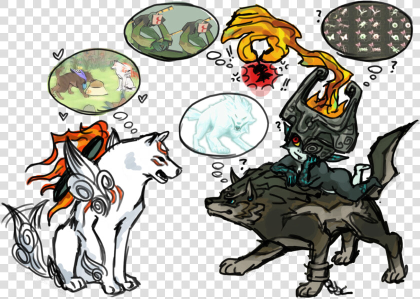 Amaterasu And Wolf Link  HD Png DownloadTransparent PNG