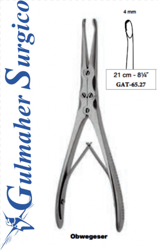 Obwegeser Nasal Septum Forceps 4mm  21cm   Nipper  HD Png DownloadTransparent PNG