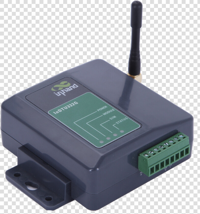 Inhand Networks Indtu332 Industrial Serial To Cellular   Electronic Component  HD Png DownloadTransparent PNG