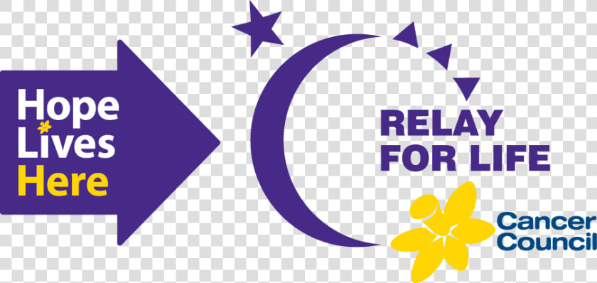 Rfl Hope Lives Here   Cancer Council Relay For Life  HD Png DownloadTransparent PNG