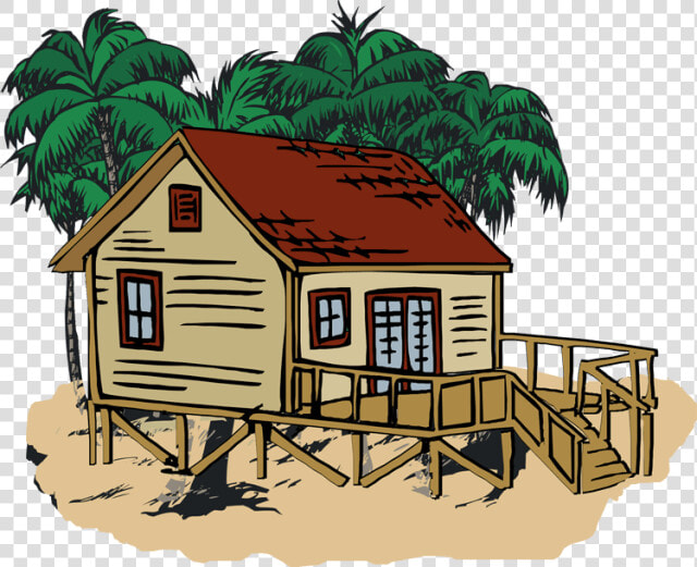 Beach House Clipart   Beach Home Clipart  HD Png DownloadTransparent PNG