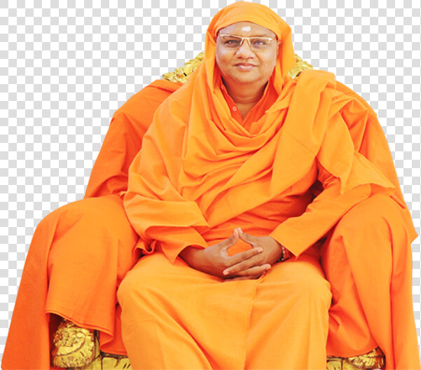 Swami Jagadathmananda Saraswathi Obtained Vedanta Sanyasa   Sitting  HD Png DownloadTransparent PNG