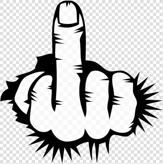 Middle Finger Clipart Royalty Free Through Wall Photomal   Middle Finger Transparent Png  Png DownloadTransparent PNG