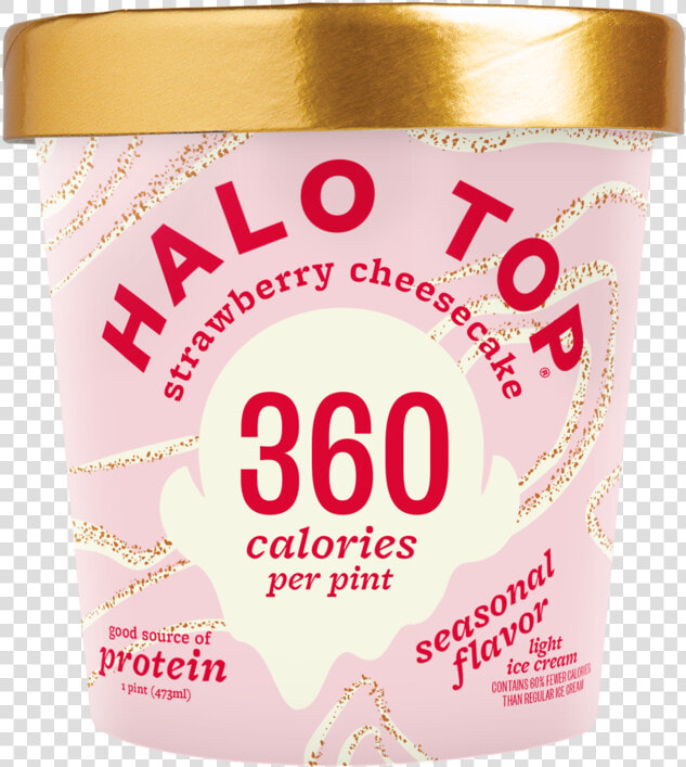 Halo Top Strawberry Cheesecake  HD Png DownloadTransparent PNG