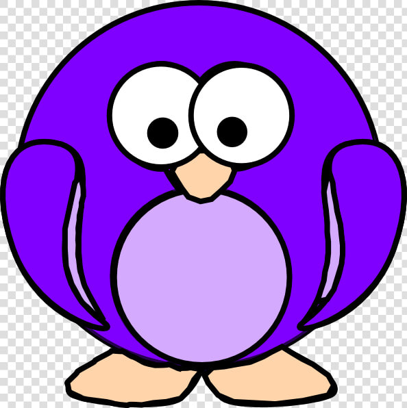 Purple Penguin Clip Art At Clkercom Vector   Pink And Purple Penguin  HD Png DownloadTransparent PNG