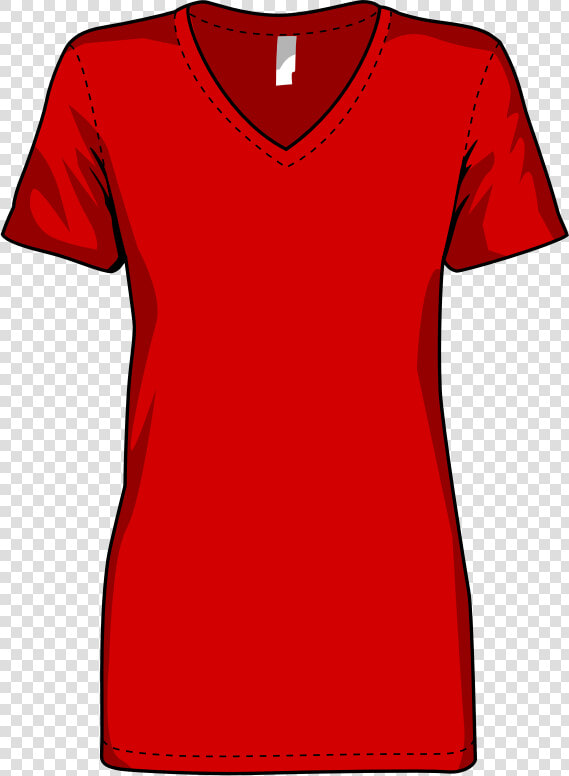 T shirt Clip Art Women Clip Art   Red Shirt Clipart  HD Png DownloadTransparent PNG