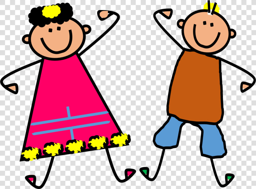 Kids Dancing At Getdrawings   Happy Kids Clipart  HD Png DownloadTransparent PNG