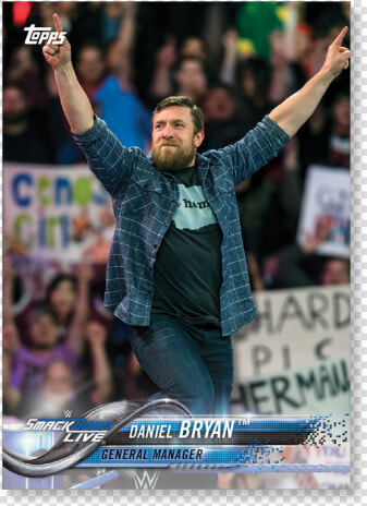 2018 Topps Wwe Daniel Bryan Base Poster   Football Player  HD Png DownloadTransparent PNG