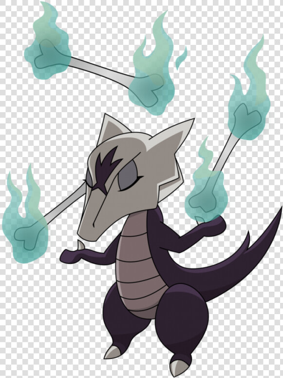 Transparent Marowak Png   Pokemon Alolan Marowak Png  Png DownloadTransparent PNG