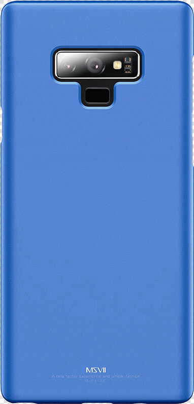 Msvii For Samsung Note 9  Slim Full Hard Frosted Pc   Note 9 Back Cover Blue  HD Png DownloadTransparent PNG