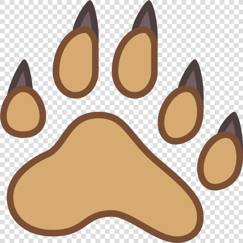 Bear Footprint Group Icon   Bear Footprints Clipart  HD Png DownloadTransparent PNG