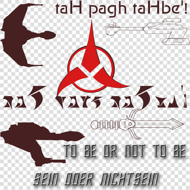 Klingon Sein Oder Nichtsein   Klingon  HD Png DownloadTransparent PNG