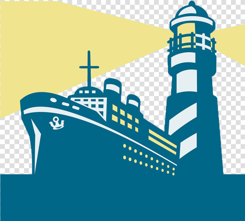 Cargo Ship Lighthouse Boat Clip Art   Free Lighthouse And Ship Png  Transparent PngTransparent PNG