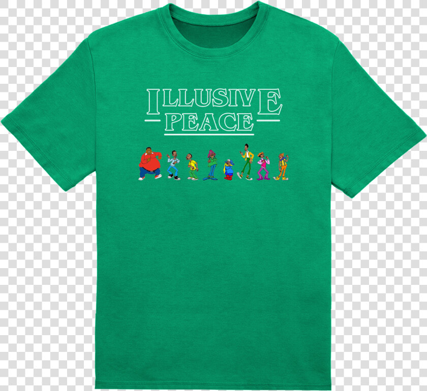 Home   Illusive Peace   Illusive Peace Green Fat Albert   Shirt  HD Png DownloadTransparent PNG