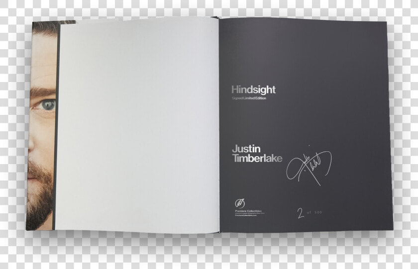 Signed Justin Timberlake Book  HD Png DownloadTransparent PNG