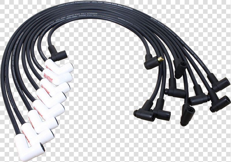 Performance Ceramic Hei Spark Plug Wires Set 8mm Chevy   Storage Cable  HD Png DownloadTransparent PNG