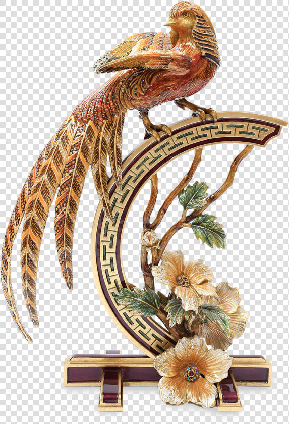 Jay Strongwater Golden Pheasant   Peafowl  HD Png DownloadTransparent PNG