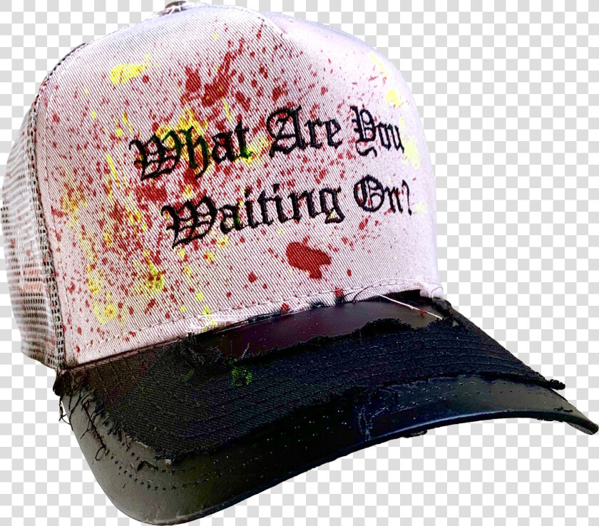 Image Of What Are You Waiting On Hat   Baseball Cap  HD Png DownloadTransparent PNG