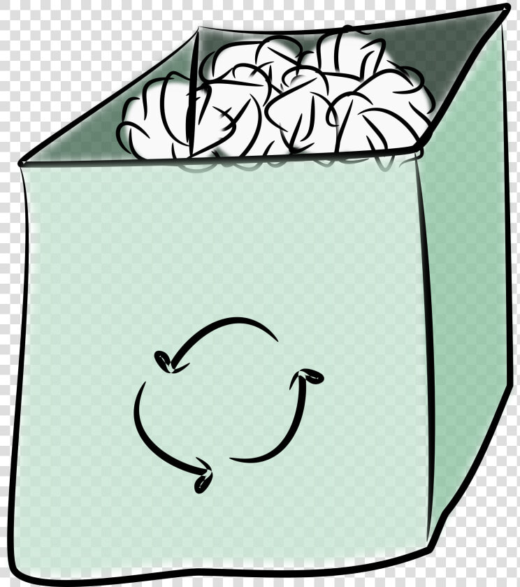 Trash Bin Clip Arts   Recycled Paper Cartoon Logo  HD Png DownloadTransparent PNG