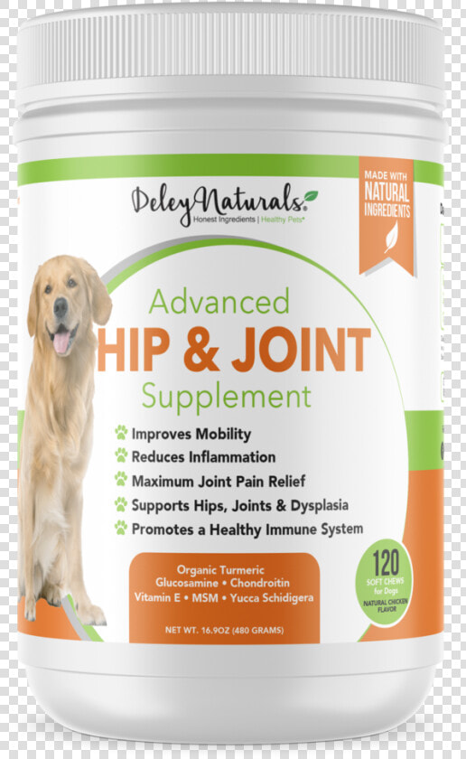 Advanced Hip  amp  Joint Supplement For Dogs   Dog Calming Supplement  HD Png DownloadTransparent PNG