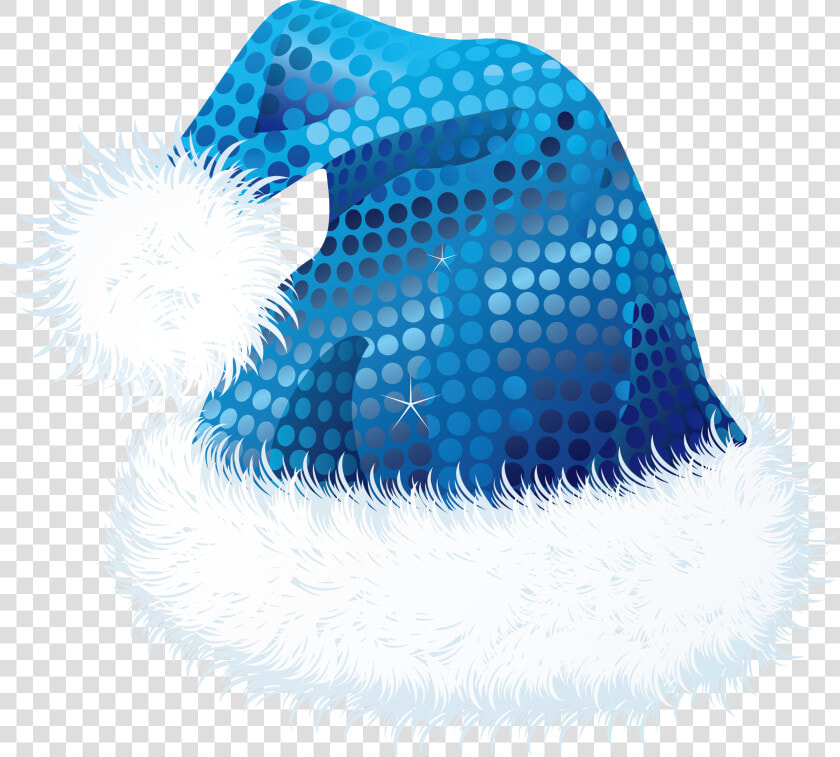 Santa Claus Christmas Hat   Blue Christmas Hat Png  Transparent PngTransparent PNG