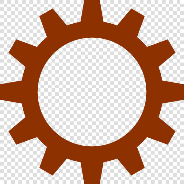 Chestnut Brown Cogwheel Svg Clip Arts   Cog Wheel Png  Transparent PngTransparent PNG