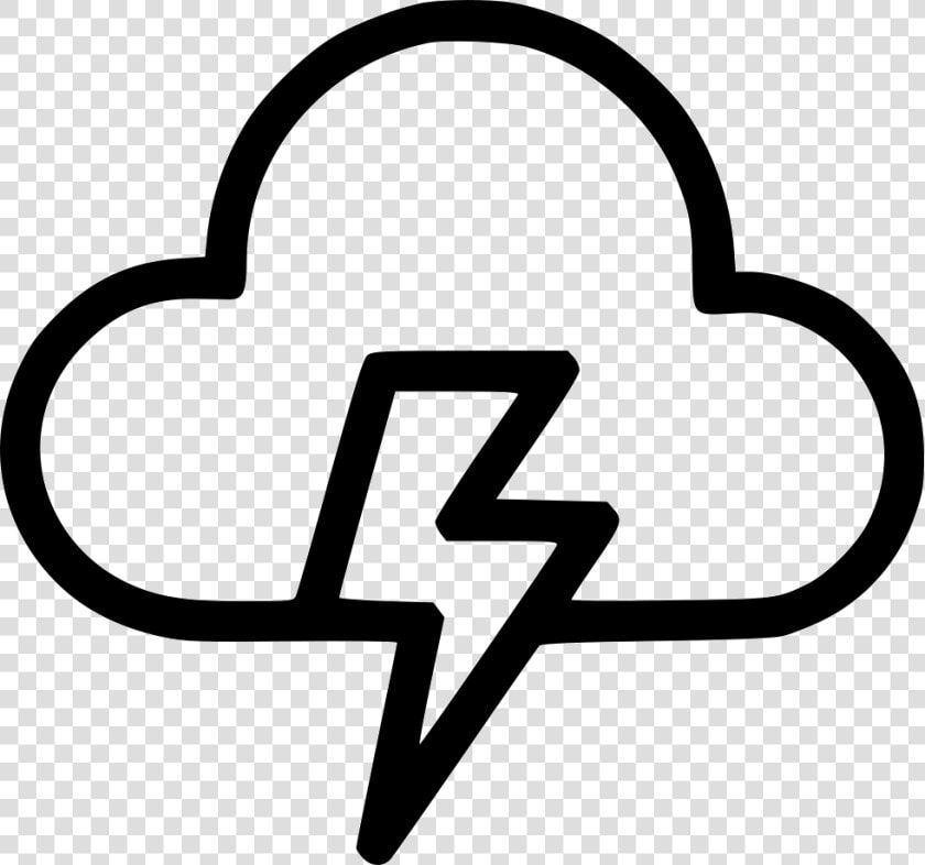 Weather Thunder Cloud Light Cloudy Lightning   Rain Thunder And Cloud Icon  HD Png DownloadTransparent PNG