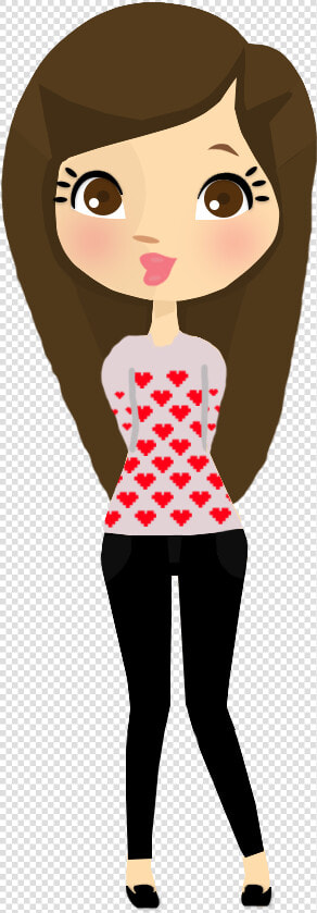 Nena Selena Gomez   Cartoon Teenage Girl Transparent  HD Png DownloadTransparent PNG