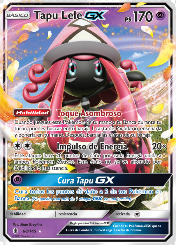 Pokemon Tcg Tapu Lele Gx  HD Png DownloadTransparent PNG