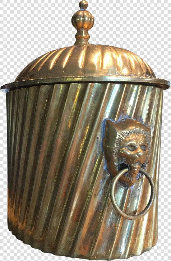 Mid Century Solid Brass Lions Head Hinged Box  HD Png DownloadTransparent PNG