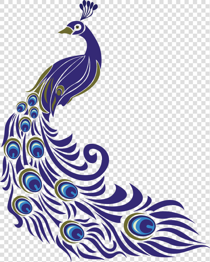 Transparent Mor Pankh Png   Drawing Of Peacock With Colour  Png DownloadTransparent PNG