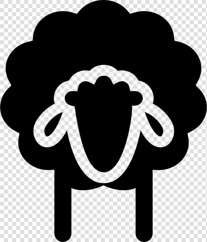 Sheep Front View   Sheep Flat Icon  HD Png DownloadTransparent PNG