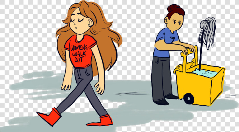 Contemporary Feminist Movements Cater Only To Privileged   Cartoon  HD Png DownloadTransparent PNG