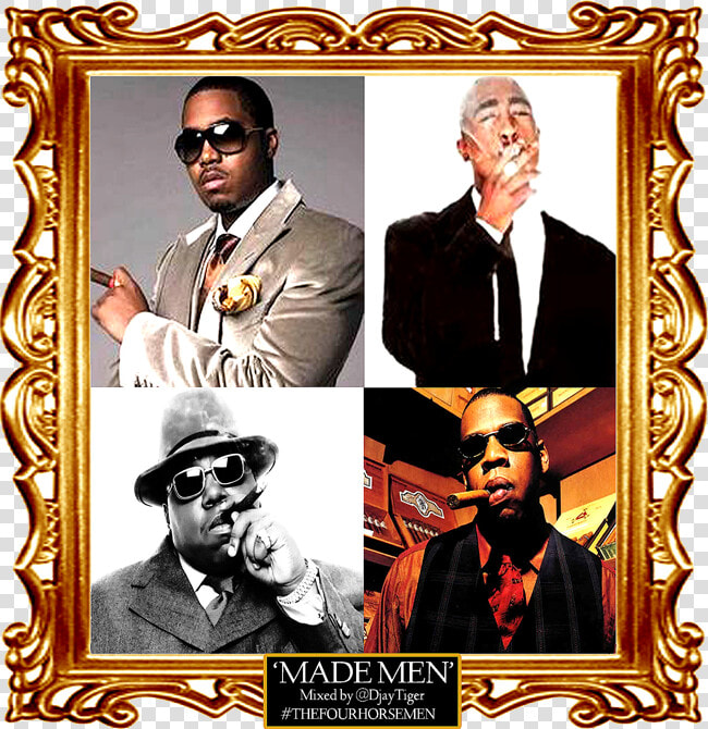 Made Men Ft Pac  Nas  Jayz And Biggie   Notorious Big   Biggie Smalls Artwork 3  HD Png DownloadTransparent PNG