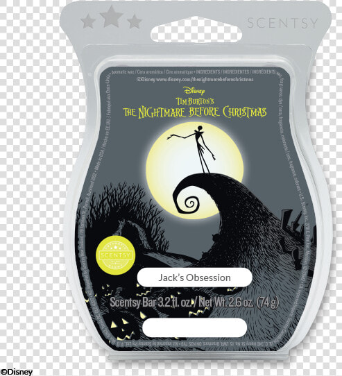 Jacks Obsession Wax Bar   Nightmare Before Christmas Scentsy Bar  HD Png DownloadTransparent PNG