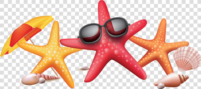 Vector Color Seaside Starfish Sunglasses Creative   Summer Star Fish Png  Transparent PngTransparent PNG