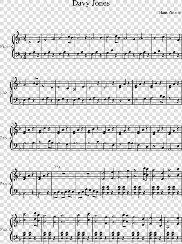 Fairy Tail Main Theme Piano Sheet Music  HD Png DownloadTransparent PNG