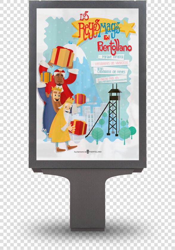 Milimetricks Reyes Magos Mupi   Poster Reyes Magos  HD Png DownloadTransparent PNG