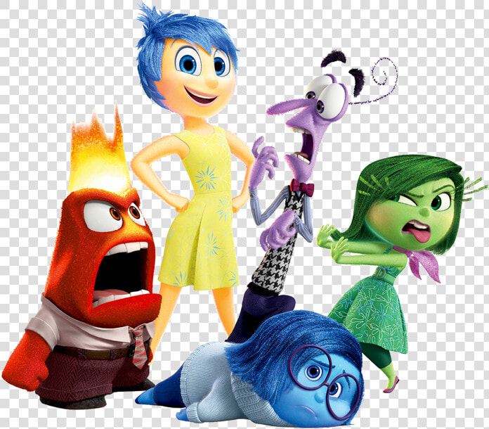 Insideoutgrp4   Sadness Disgust Inside Out  HD Png DownloadTransparent PNG