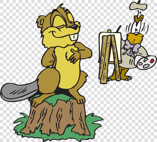 Beaver Posing Svg Clip Arts   Pose For A Picture Clipart  HD Png DownloadTransparent PNG