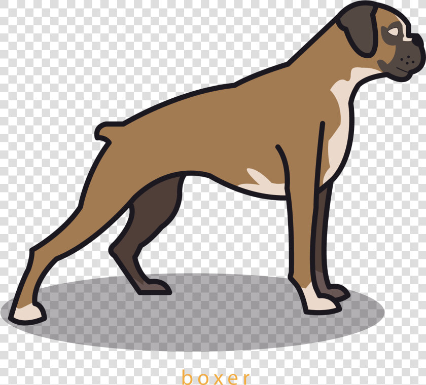 Transparent Boxer Dog Png   Perro Caricatura Png  Png DownloadTransparent PNG