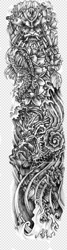 Irezumi Tattoo Design Drawing Sleeve Png Free Photo  Transparent PngTransparent PNG