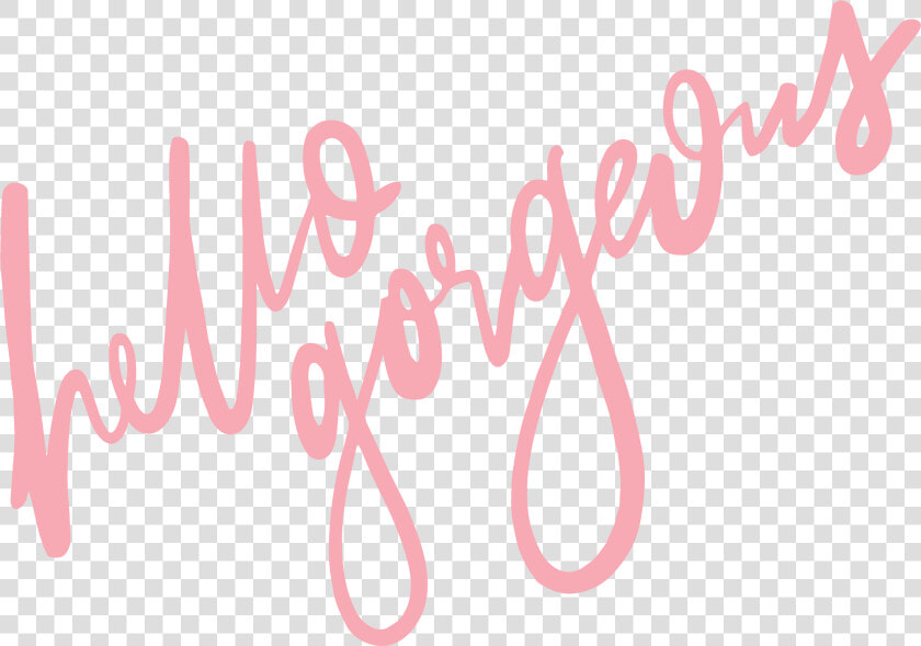 Hello Gorgeous Logo   Hello Gorgeous Bar Brisbane  HD Png DownloadTransparent PNG