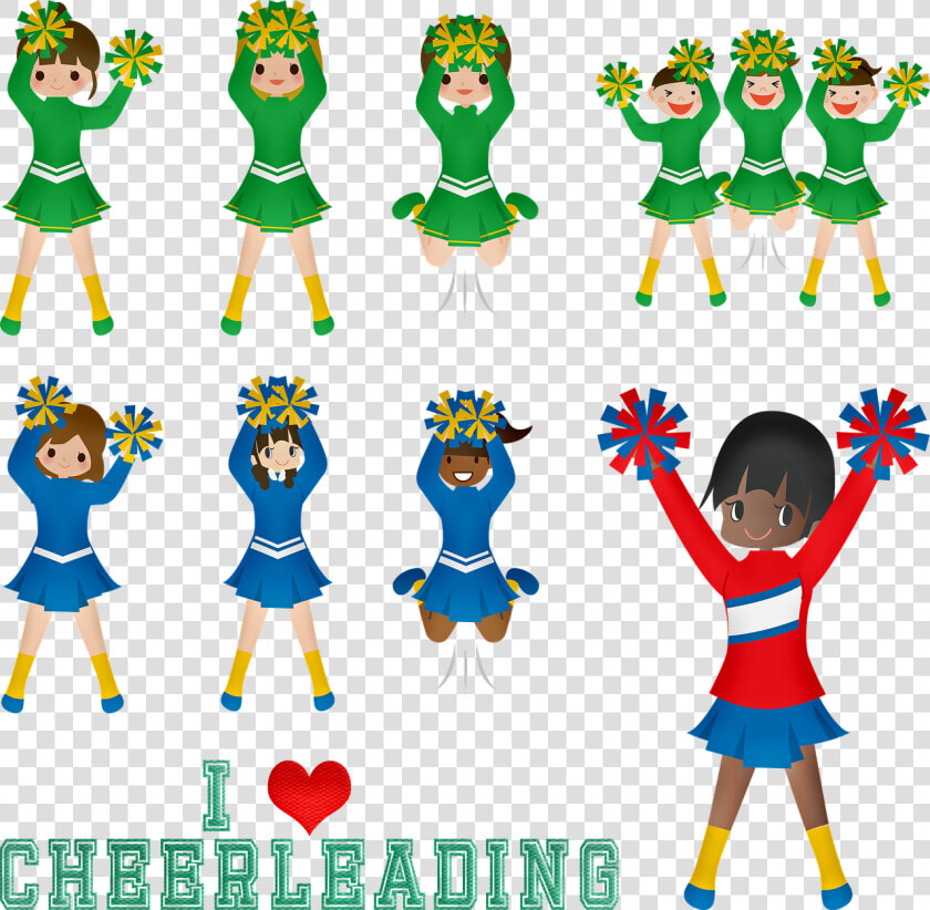 Cheerleading  Cheerleader  Afro American  Girl  Team   HD Png DownloadTransparent PNG