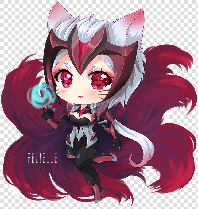   Chibi Challenger Ahri   Challenger Ahri Chibi  HD Png DownloadTransparent PNG