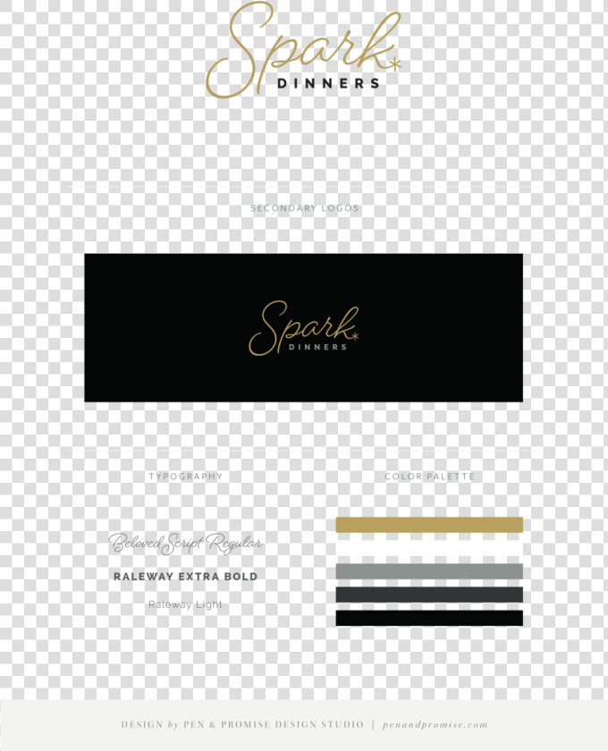 Spark Dinners Branding Overview  HD Png DownloadTransparent PNG