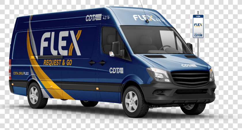 Cdta Flex Van   Vehicle Branding  HD Png DownloadTransparent PNG