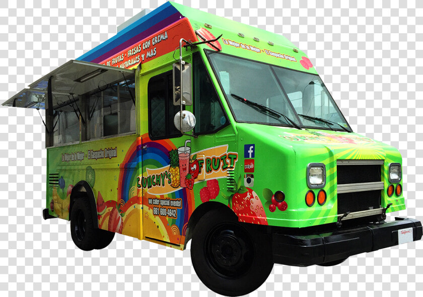 Cunchys Fruit Snow Cone Food Truck   Transparent Food Cart  HD Png DownloadTransparent PNG