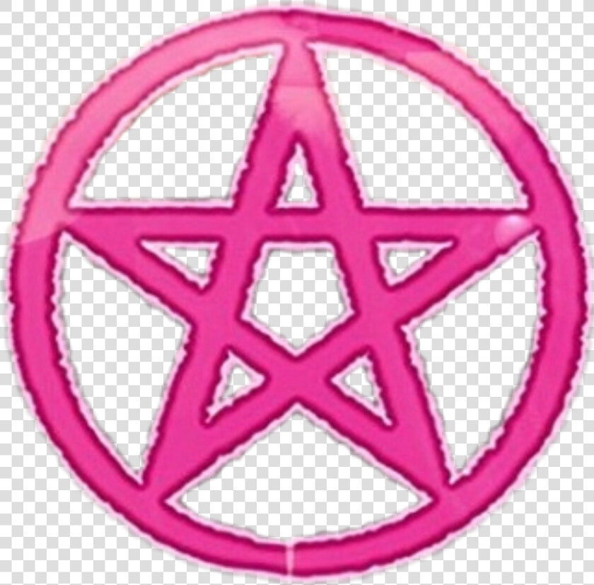  pink  pentagram   Pagan Feminine Symbols  HD Png DownloadTransparent PNG